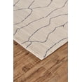 thumbnail image 3 of Feizy Lennox Modern Abstract, Ivory/Gray, 5' x 8' Area Rug Sheen Handmade Industrial Geometric Design Carpet for Living Dining Bed Room, 3 of 8