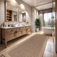 thumbnail image 2 of CAMILSON Easy Jute Rug Indoor Outdoor Farmhouse Area Rugs Checkered-Natural 2x7, 2 of 7