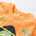 thumbnail image 5 of WOLLED Toddler Kids Boys Cartoon Tee Shirt 2-8T Baby Short Sleeve Casual Tees Shirt Tops Crew Neck Pure Cotton T-Shirt, 5 of 9