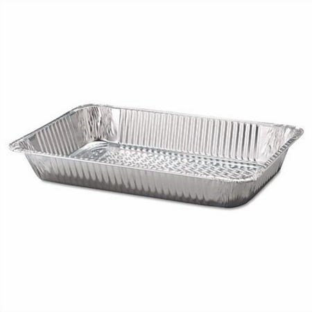 Handi-Foil of America Aluminum Steam Table Pans, Full-Size Deep, 60 Gauge, 3.19" Deep, 12.19 x 20.75, 50/Carton