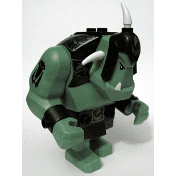 LEGO Castle Fantasy Era Troll, Sand Green with Black Armor (7097) Bigfig