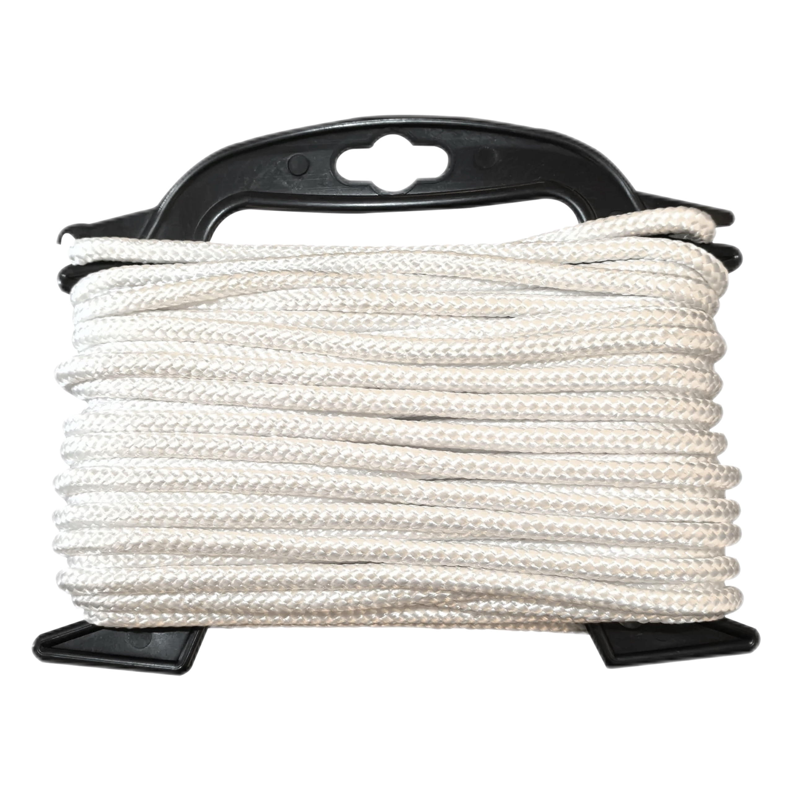 Hyper Tough Diameter 3/16 inch x 100 feet White Nylon Diamond-Braid Rope