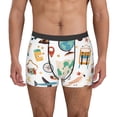 thumbnail image 1 of Balery Travel1 Calzoncillos bóxer para hombre, ropa interior de algodón suave y transpirable con cinturilla de nailon-Small, 1 of 5