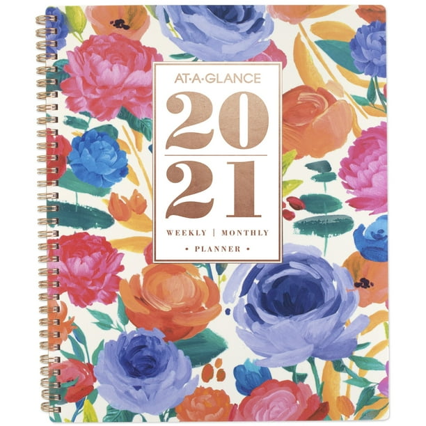 ATAGLANCE BADGE Academic WeeklyMonthly Planner, 81/2 x 11, July