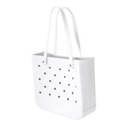 JTCKARPU Rubber Beach Bag Waterproof Sandproof Outdoor Tote Bag Portable Travel Bag Beach Sports Waterproof Handbag large beach tote