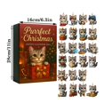 thumbnail image 3 of Double-Sided Cat Acrylic Advent Calendar 2025, 24-Piece Hanging Ornaments for Christmas Countdown, Holiday Home Display, 3 of 6