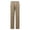 Khaki, variant on AZoiNM Men's High Waisted Wide Leg Casual Pants 100% Cotton Relaxed Fit Straight Fall Trousers