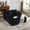 Black, variant on Garderth Oversized Chaise Lounge Chair,Upholstered Sofa Bed With Pillows,Boneless Corduroy Cloud Sleeper Couch Reading Chair,Comfy Armchair For Living Room Movie Room Bedroom