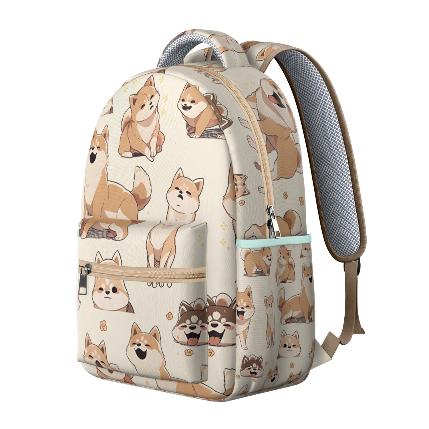 Animal Paw Print Waterproof Backpack - Durable & Organized Storage