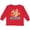 Red, variant on Big Sis Woodland Fox Sister Girls Long Sleeve Toddler T-Shirt