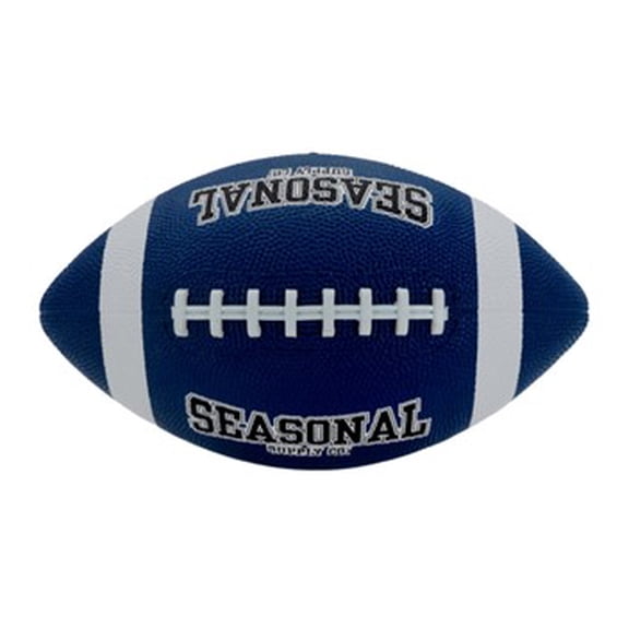 Seasonal Supply Co. Size 6 Rubber Football, Blue