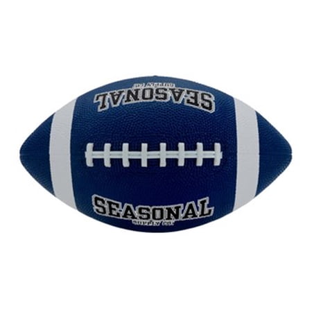 Seasonal Supply Co. Size 6 Rubber Football, Blue