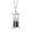 Black Diamond, variant on Gem Stone King 925 Sterling Silver Hourglass Pendant Necklace for Women Filled with Diamond and Gemstone Dust with 18 inch Silver Chain