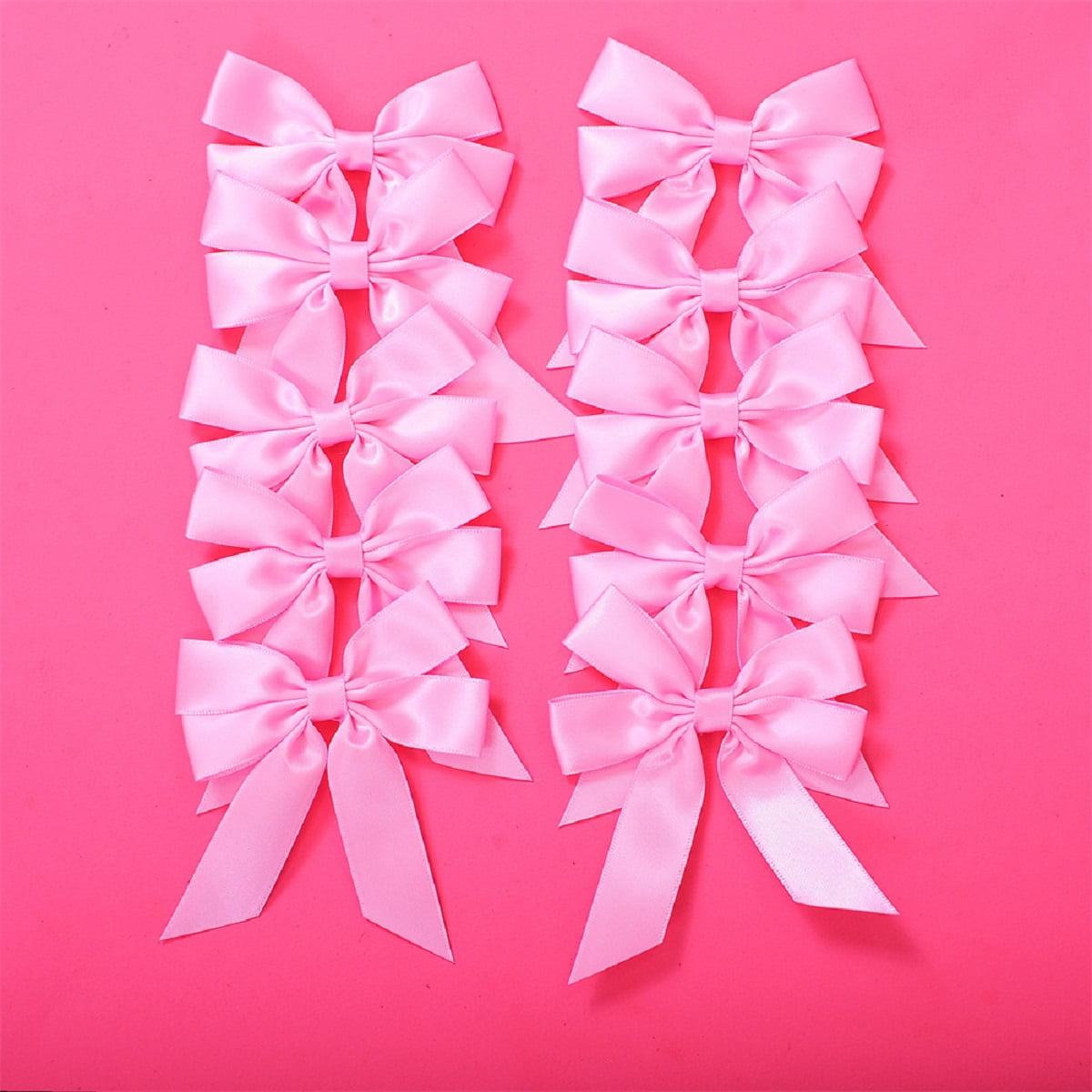 60 Pcs 3.35 Inch Satin Ribbon Bows in Premium Box for Christmas Gift Wrapping, Wedding Party Decorations- Mixed Color