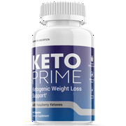 (1 Pack) Keto Prime - Supplement for Weight Loss - Energy & Focus Boosting Dietary Supplements for Weight Management & Metabolism - Advanced Fat Burn Raspberry Ketones Pills - 60 Capsules