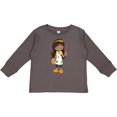 thumbnail image 3 of Inktastic African American Girl, Painter, Painting, Brush Girls Long Sleeve Toddler T-Shirt, 3 of 5