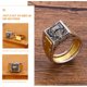 thumbnail image 3 of Anillo en relieve Compartimento secreto Cineceto Compartimento Memorial Joyería, 3 of 5