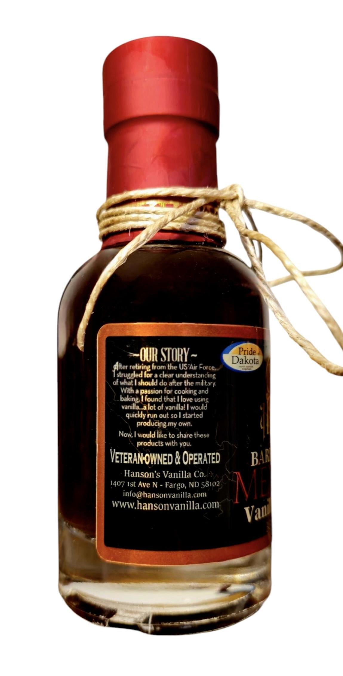 Hanson's Vanilla Co. - Barrel-Aged Mexican Vanilla Extract-Aged for 6 Months - 3.38 OZ
