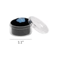 thumbnail image 4 of Novel Box Jewelry Gem Display Jar Diamond Storage Jar Black and White Foam - 12pcs, 4 of 4