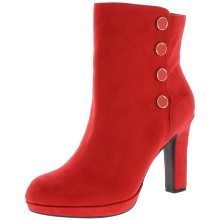 

Impo Women s Odelina Platform Booties Shoes Red Size 6 M