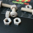 thumbnail image 6 of 5 x PEEK Pan Head Screw M6 x 20mm Nuts & Bolts - Peek Plastic nuts and bolts, anti corrosion, chemical resistant, high temperature resistance (15/64 x 25/32 in), 6 of 7