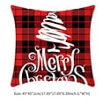 thumbnail image 2 of Pulgadas Decoración Del Hogar De Navidad Funda De Almohada De Felpa Al Aire Libre Funda De Cojín Decoración De Navidad 4 Uds. 45Cm/17,69 Speravity HA014822-00, 2 of 7