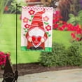 thumbnail image 2 of Evergreen 18.00In Valentine Gnome Garden Flag, , Applique Hearts Flowers Double-Sided 169218, 2 of 5