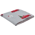 thumbnail image 2 of SAFAVIEH Dasher Throw, 50" x 60", Grey/Red, 2 of 6
