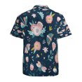 thumbnail image 3 of High Quality Hawaiian Shirts for Men Short Sleeve Aloha Beach Shirt Floral Summer Casual Button Down Shirts Blouses NREAA9, 3 of 7