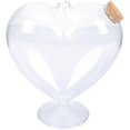 thumbnail image 1 of Heart Glass Candy Jar Transparent Snack Jar Dried Fruit Canister Household Jewelry Storage Box, 1 of 3
