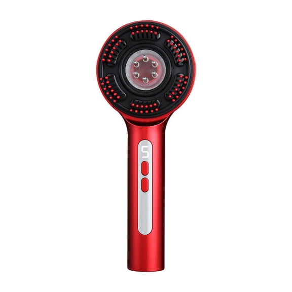 Hair Oil Applicator, Electric Scalp Massager, Red Light Scalp Massager, 3‑in‑1 Red Light Scalp Comb with Multi‑Light Therapy & Sonic Vibration for Scalp Care & Hair Health