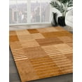thumbnail image 2 of Ahgly Company Indoor Rectangle Abstract Sedona Brown Checkered Area Rugs, 6' x 9', 2 of 6