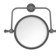 thumbnail image 1 of Retro Dot Collection Wall Mounted Swivel Make-Up Mirror 8 Inch Diameter with 5X Magnification - RDM-4/5X-GYM, 1 of 1