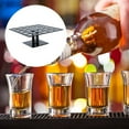 thumbnail image 5 of 1 set Acrylic Wine Glass Holders Square Black 300x300x110mm Inner Diameter: 40mm, 5 of 9
