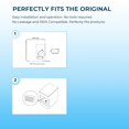 thumbnail image 4 of Crystala Filters Replacement for GE Profile Opal Ice Maker Filter, NSF 42 Certified, ge opal ice maker filter, opal ice maker filter replacement Easy, 4 of 8
