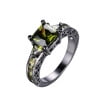 thumbnail image 2 of Xihbxyly Gorgeous Black Copper Alloy Ring Inlaid With Zircons In Various Colors for Home, 2 of 2