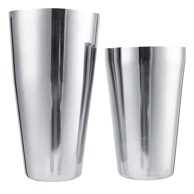 Shaker à Cocktails en Acier Inoxydable Ensemble de Shaker à Vin pour Mélanger et Boire Barware (800/600 ml)