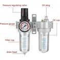 thumbnail image 3 of Filter Regulator Lubricator for Compressed Air,Air Compressor Filter Regulator, Compressed Air Filter Regulator Combo Moisture Trap Oil Water Lubricat, 3 of 5