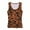 Orange, variant on Striped Tank Top Y2k 2000s Leopard Emo Grunge Mcbling Spaghetti Strap Tops, Casual Dailywear
