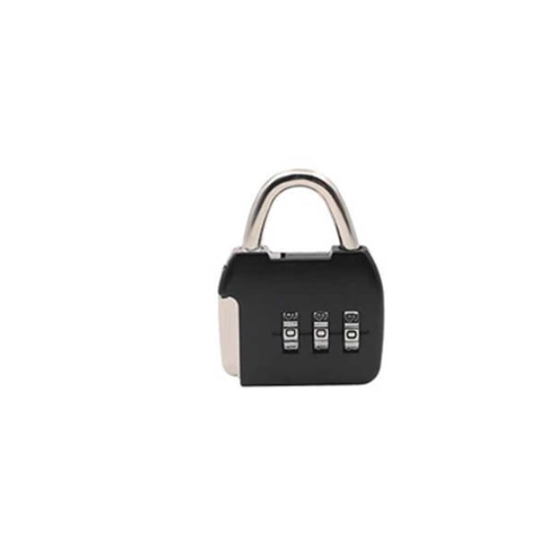 Scienceny Candado para maleta con contraseña, código de combinación de aleación de Zinc Digital, estuche para equipaje, candado para mochila, Hardware Herramientas y ferretería Tipo 2/Negro Scienceny TO001083-06
