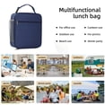 thumbnail image 5 of Fiambrera Bolsa de almuerzo para hombres y mujeres Fiambrera de gran capacidad Bolsas de almuerzo reutilizables Bolsa de almuerzo aislada Fiambrera térmica, 5 of 5