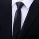 thumbnail image 4 of Camisa de vestir de negocios de moda para hombre, corbata de poliéster lisa de 8 cm, corbata de poliéster para hombre, 4 of 4