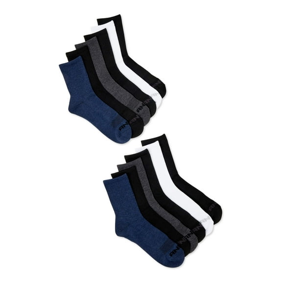 AND1 Men's Socks, Cushion Mid Crew Socks,  12 Pack