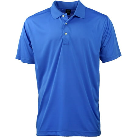 Page & Tuttle - Page & Tuttle Solid Jersey Polo - Blue - Mens - Walmart.com