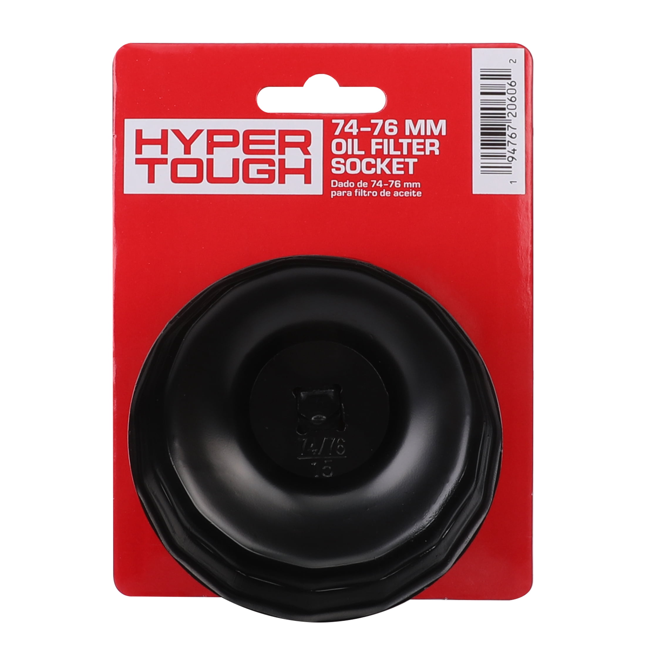 Hyper Tough, Oil Filter "A" Cap Wrench, 74-76mm
