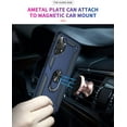 thumbnail image 4 of for Galaxy A32 5G Case,Samsung A32 5G Case, with HD Screen Protector,[Military Grade] Ring Car Mount Kickstand Hybrid Hard PC Soft TPU Shockproof Protective Case for A32 5G (Blue), 4 of 13