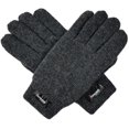 thumbnail image 1 of Bruceriver Men Pure Wool Knit Gloves with Lining and Elastic Rib Cuff, 1 of 5