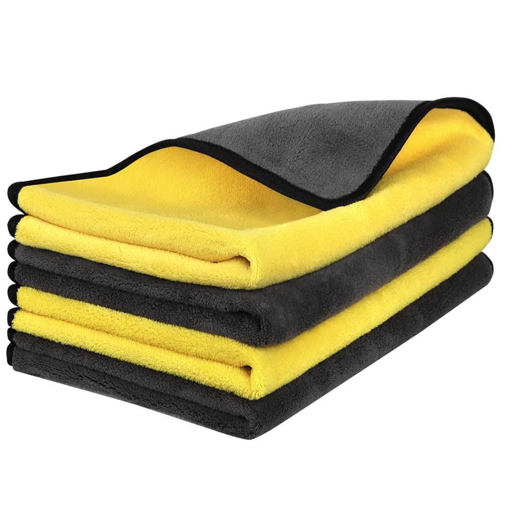 5 Pcs/Pack Absorbent Microfiber Towel Car Home Kitchen Washing Clean Wash Cloth 