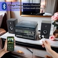 thumbnail image 4 of Tocadiscos de vinilo LoopTone 10 en 1, 3 velocidades, Bluetooth, negro, 4 of 7