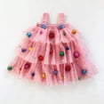 thumbnail image 2 of HCNTES Baby Girls Tutu Dress Birthday Party Dresses Summer Sleeveless Dress Baby Girls Clothes Size 1-6T, 2 of 4